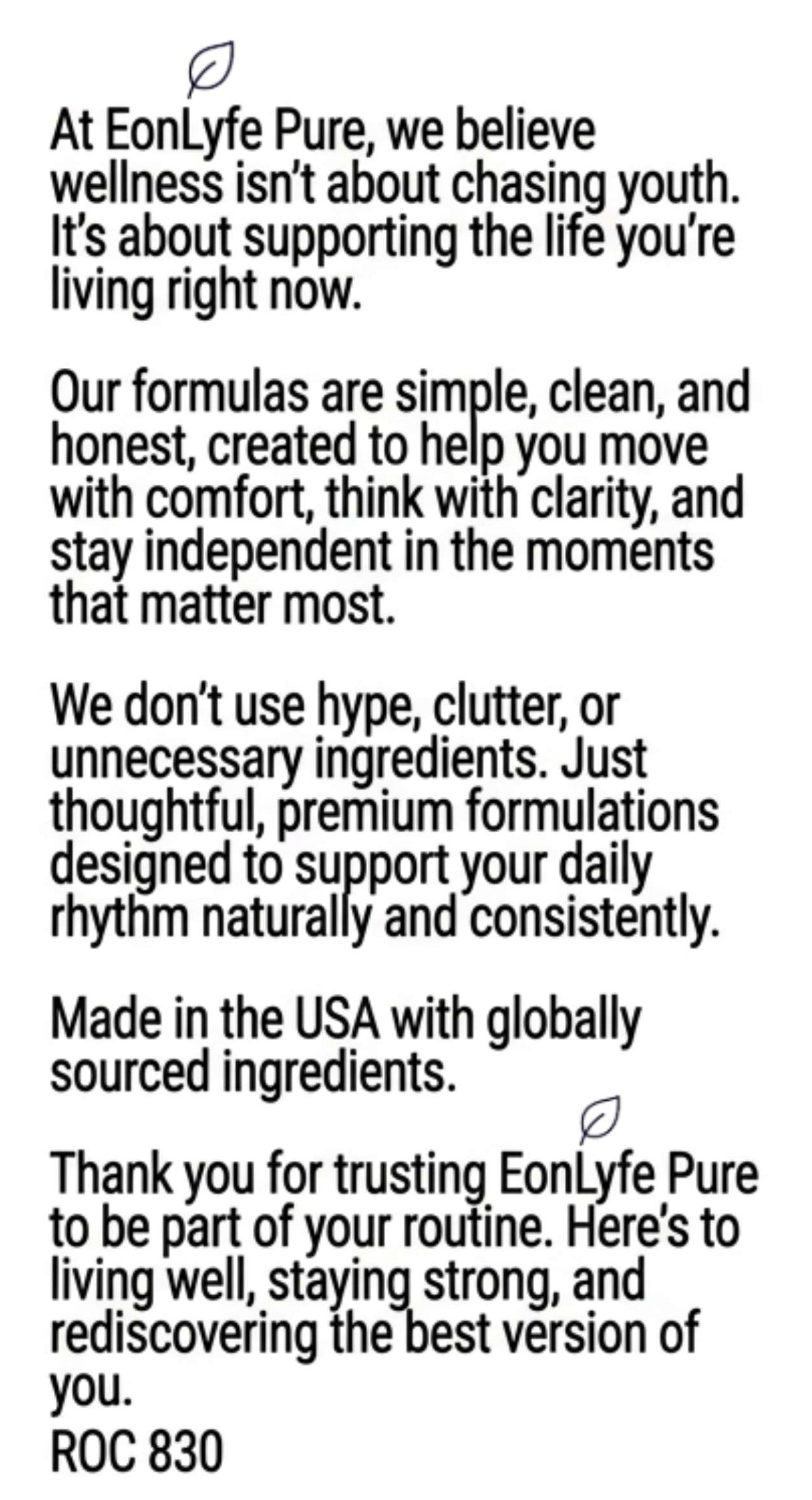 Daily Joint Comfort Formula