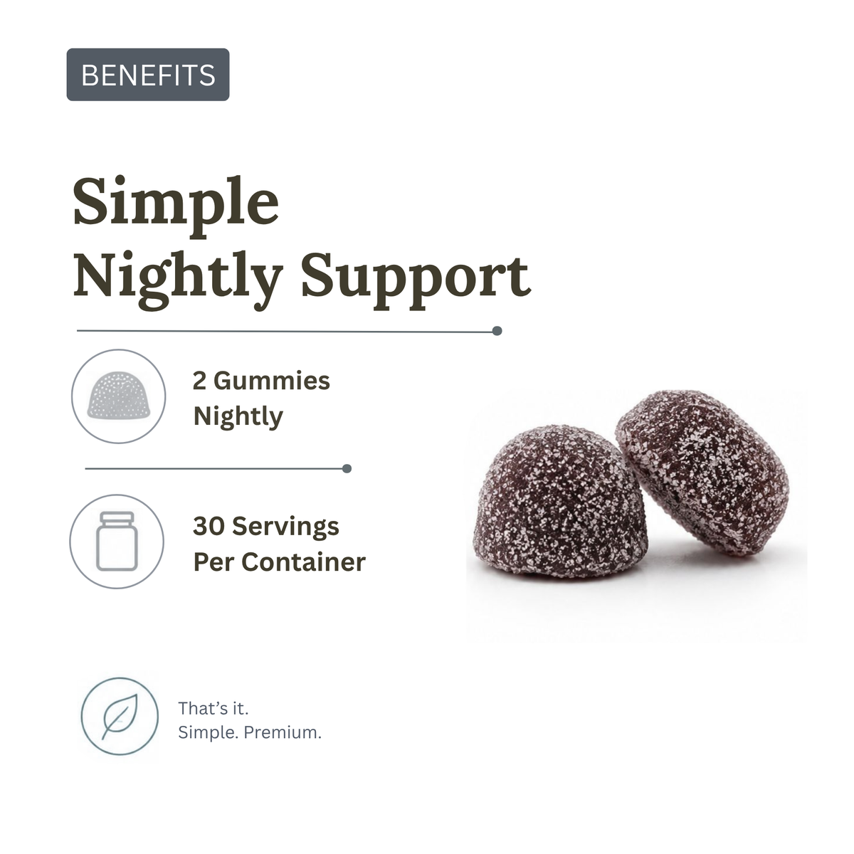Nightly Rest & Restore Melatonin Gummies – 60 Count